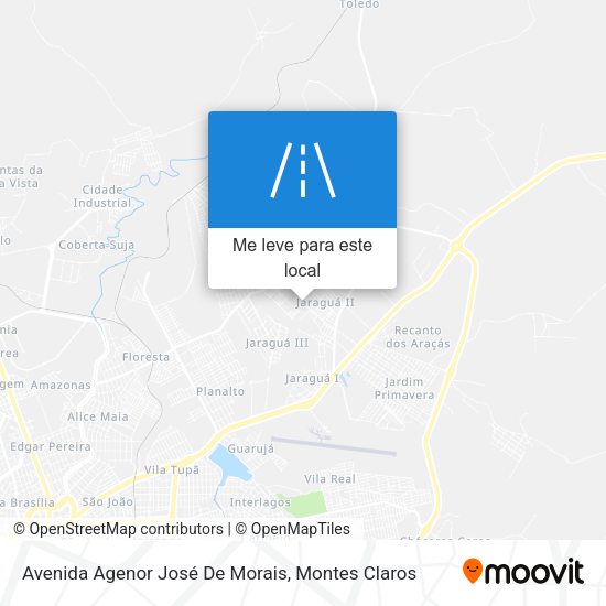 Avenida Agenor José De Morais mapa