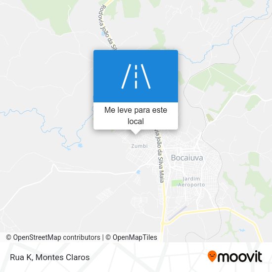 Rua K mapa