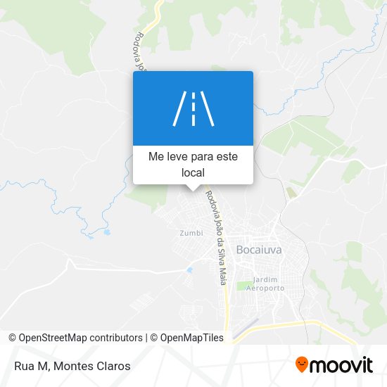 Rua M mapa