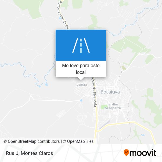 Rua J mapa