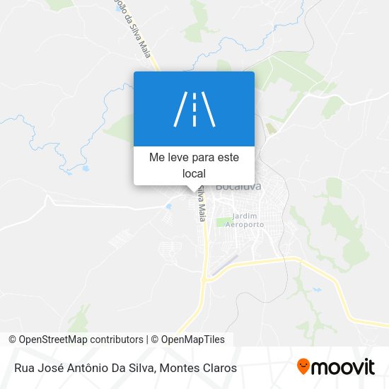 Rua José Antônio Da Silva mapa
