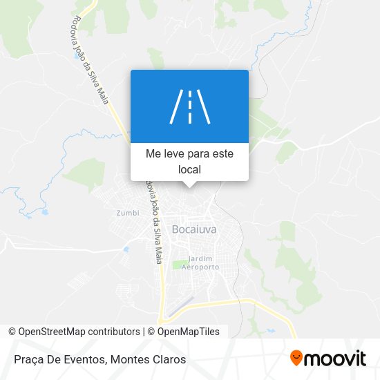 Praça De Eventos mapa