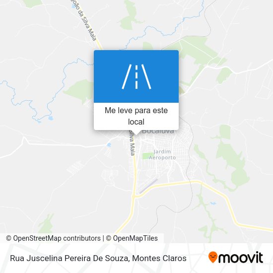 Rua Juscelina Pereira De Souza mapa