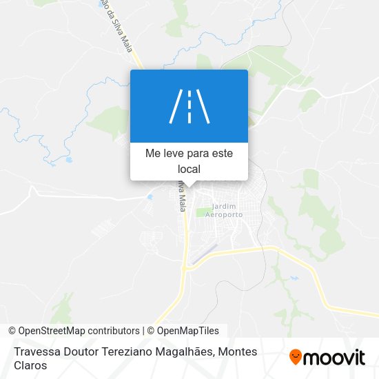 Travessa Doutor Tereziano Magalhães mapa