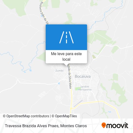 Travessa Brazida Alves Praes mapa