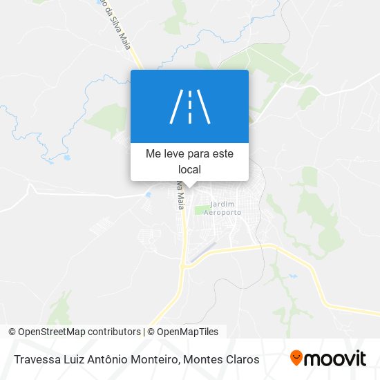 Travessa Luiz Antônio Monteiro mapa