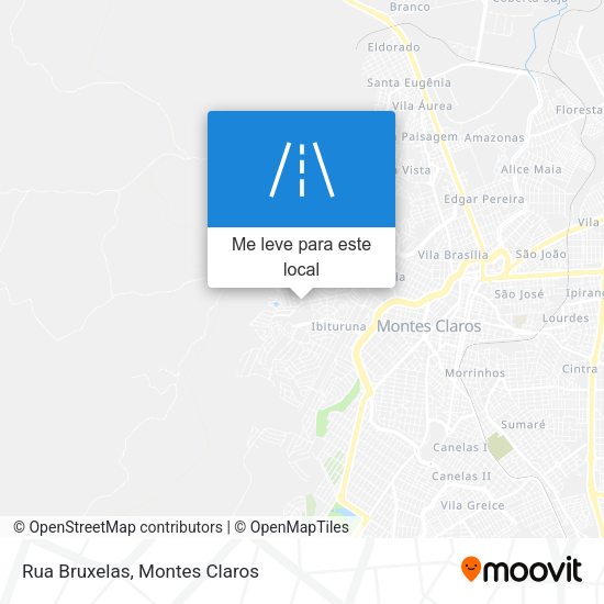 Rua Bruxelas mapa