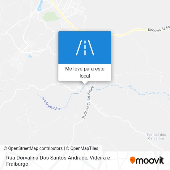Rua Dorvalina Dos Santos Andrade mapa