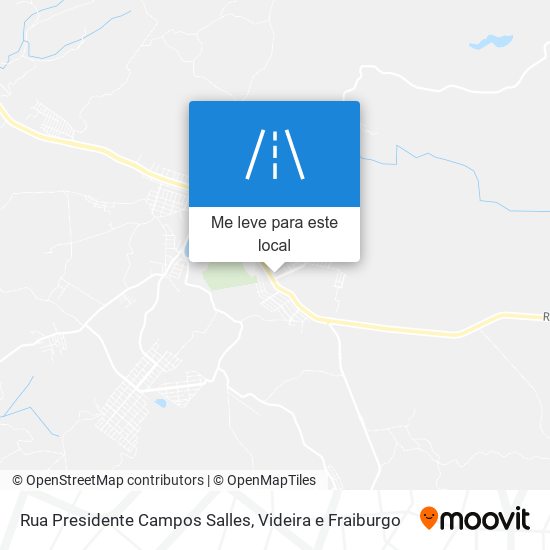 Rua Presidente Campos Salles mapa