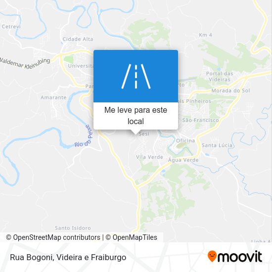 Rua Bogoni mapa