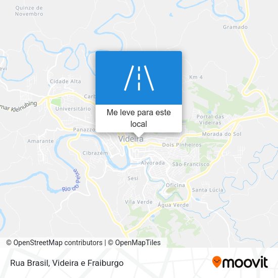 Rua Brasil mapa