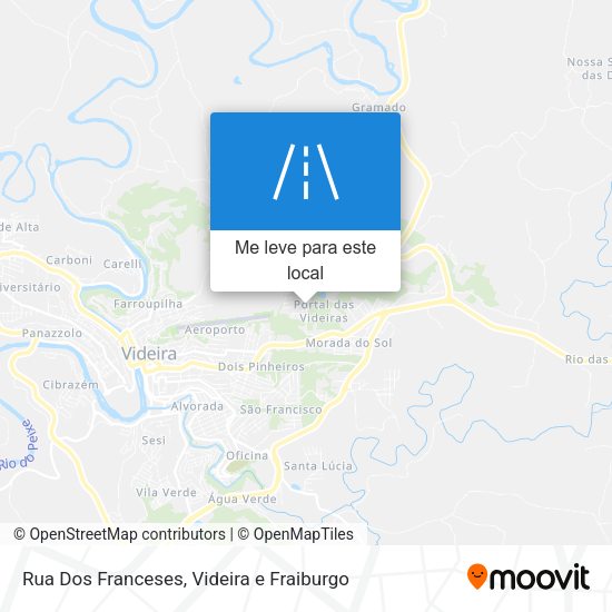 Rua Dos Franceses mapa