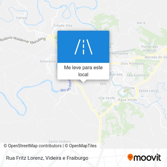 Rua Fritz Lorenz mapa