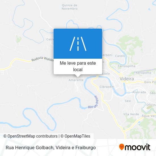 Rua Henrique Golbach mapa