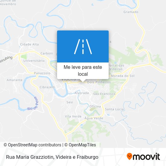 Rua Maria Grazziotin mapa