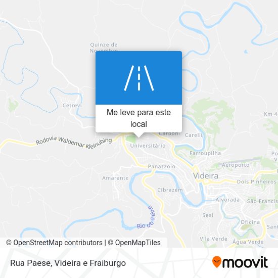 Rua Paese mapa
