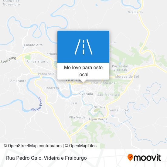 Rua Pedro Gaio mapa