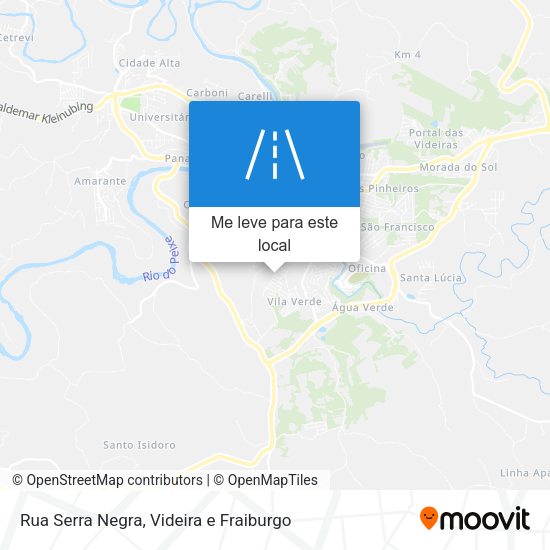Rua Serra Negra mapa