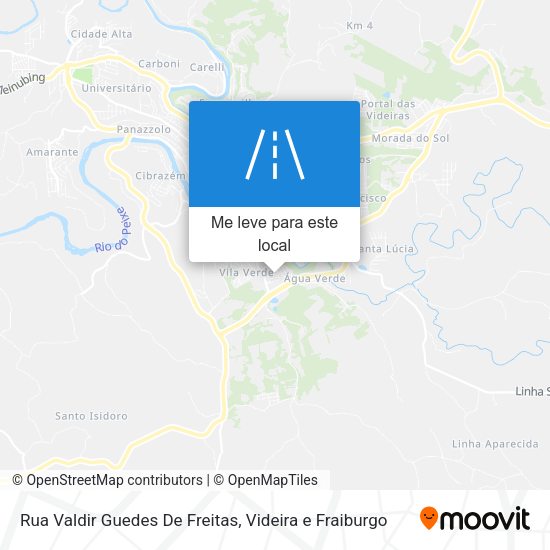 Rua Valdir Guedes De Freitas mapa