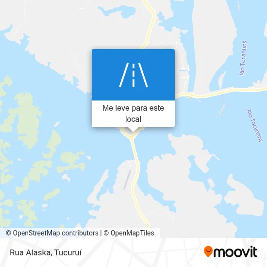 Rua Alaska mapa