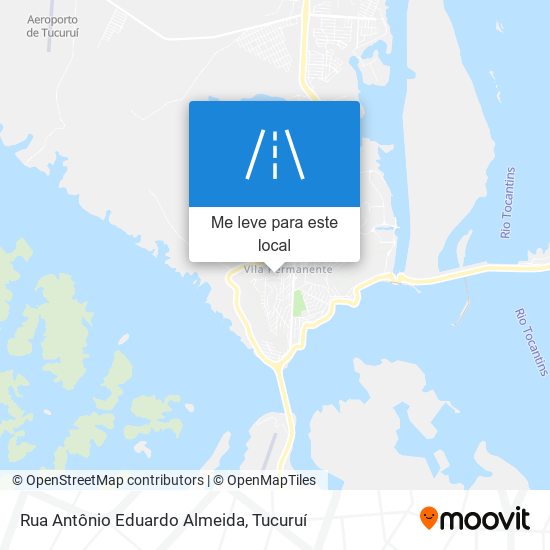 Rua Antônio Eduardo Almeida mapa