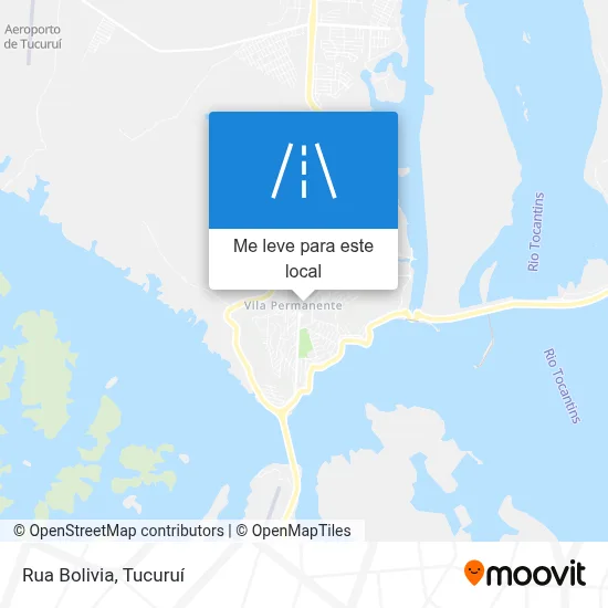 Rua Bolivia mapa