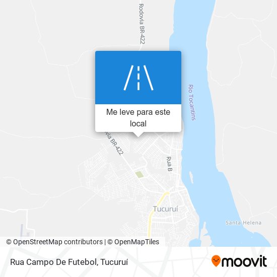 Rua Campo De Futebol mapa