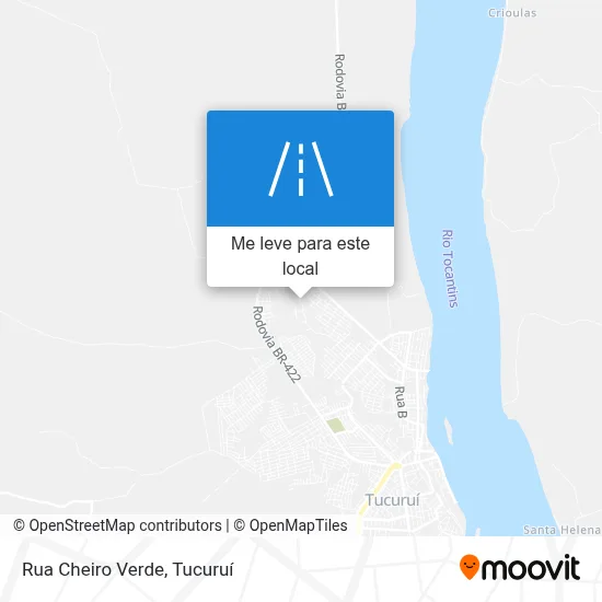 Rua Cheiro Verde mapa