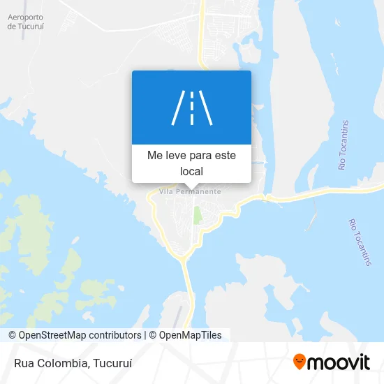 Rua Colombia mapa