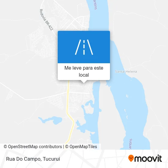 Rua Do Campo mapa