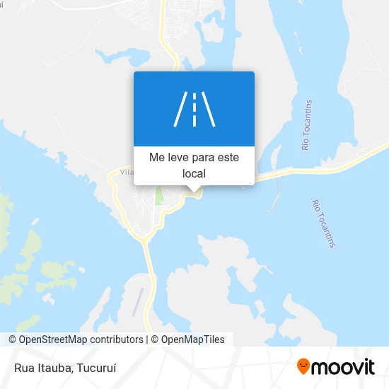 Rua Itauba mapa
