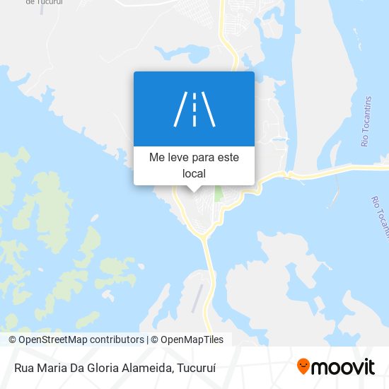 Rua Maria Da Gloria Alameida mapa