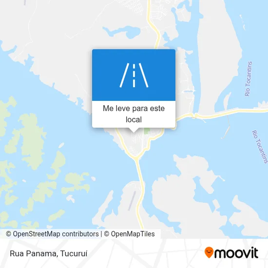 Rua Panama mapa