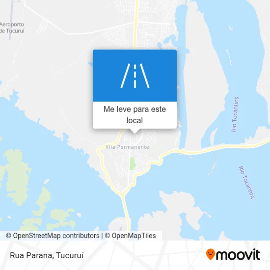 Rua Parana mapa