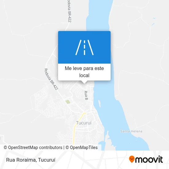 Rua Roraima mapa