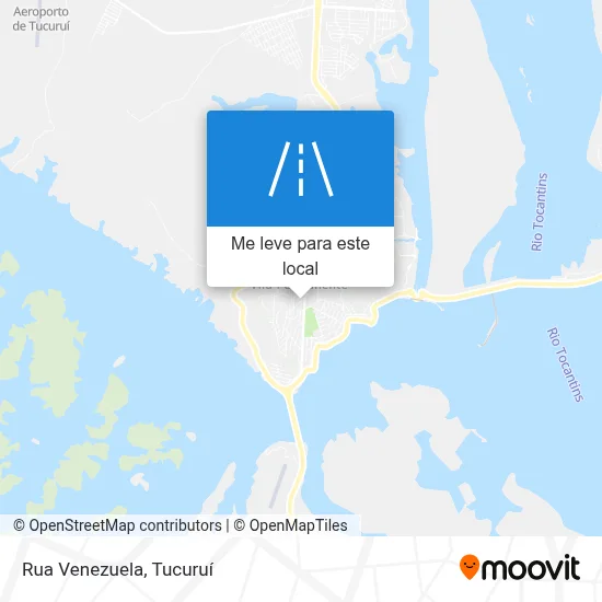 Rua Venezuela mapa