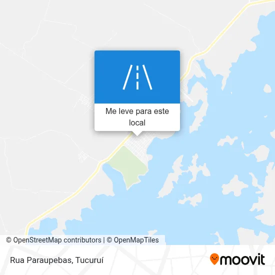 Rua Paraupebas mapa