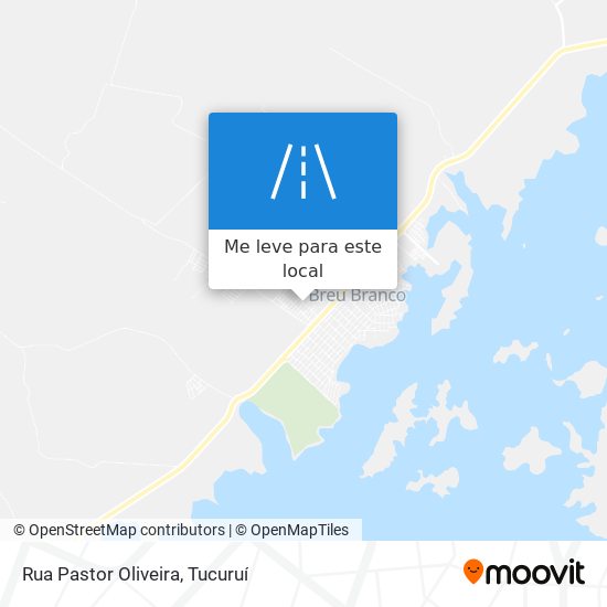 Rua Pastor Oliveira mapa