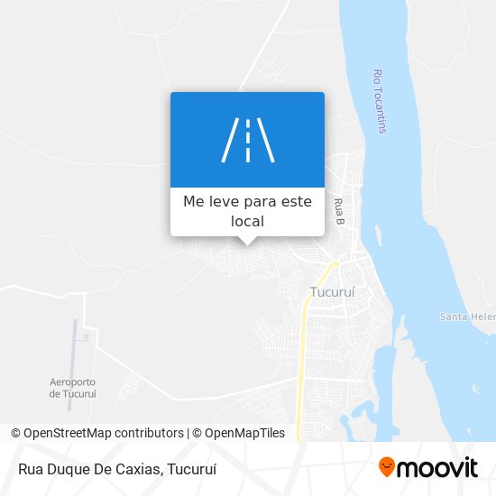 Rua Duque De Caxias mapa