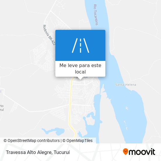Travessa Alto Alegre mapa