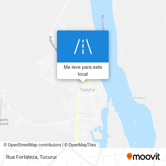 Rua Fortaleza mapa