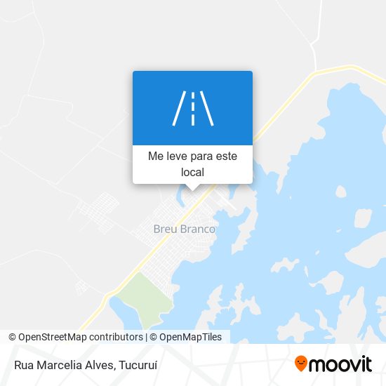 Rua Marcelia Alves mapa