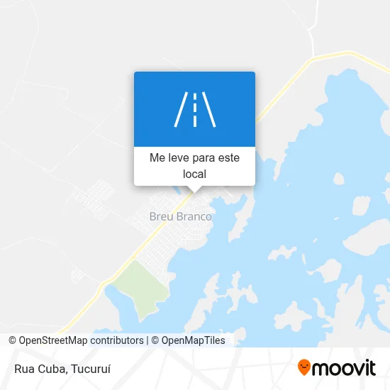 Rua Cuba mapa