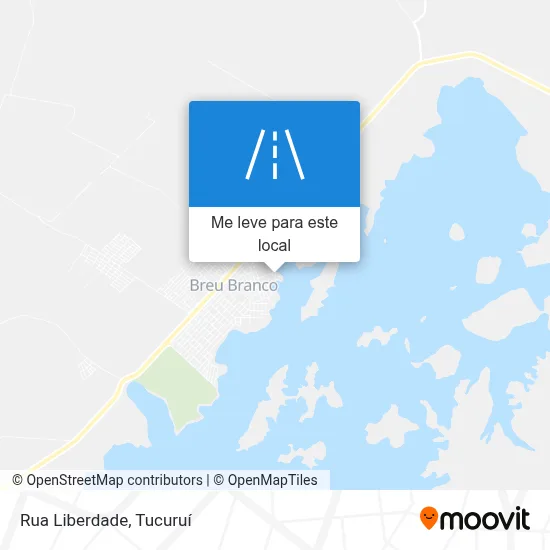 Rua Liberdade mapa