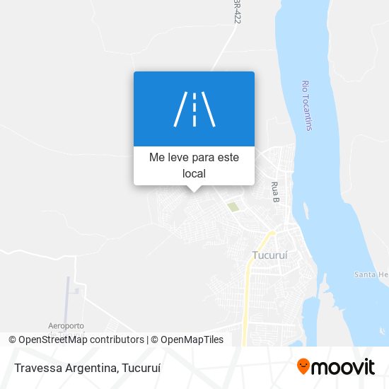 Travessa Argentina mapa