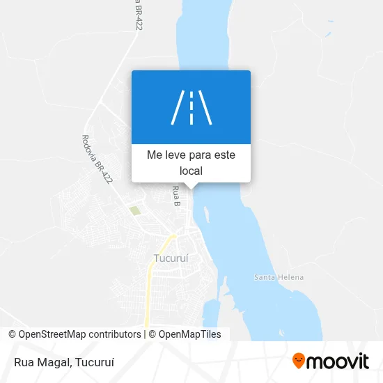 Rua Magal mapa