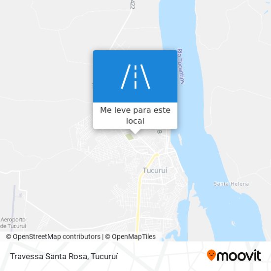 Travessa Santa Rosa mapa