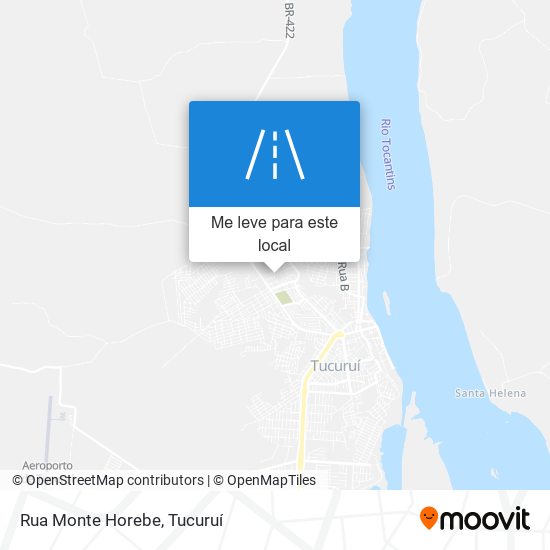 Rua Monte Horebe mapa