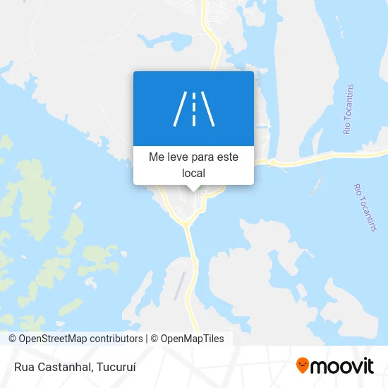 Rua Castanhal mapa