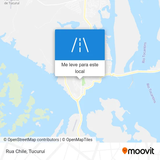 Rua Chile mapa